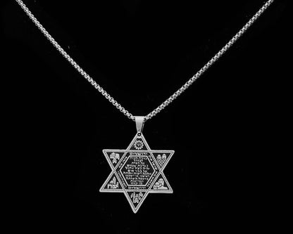 Gargantilha/colar/corrente Com Pingente Estrela De Davi !!!