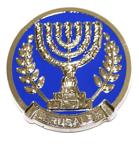 Imã De Geladeira - Importado De Israel - Harpa / Menora