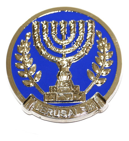 Imã De Geladeira - Importado De Israel - Harpa / Menora