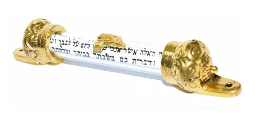 Mezuzá Judaico Luxo + Pergaminho -  Importada De Israel 2