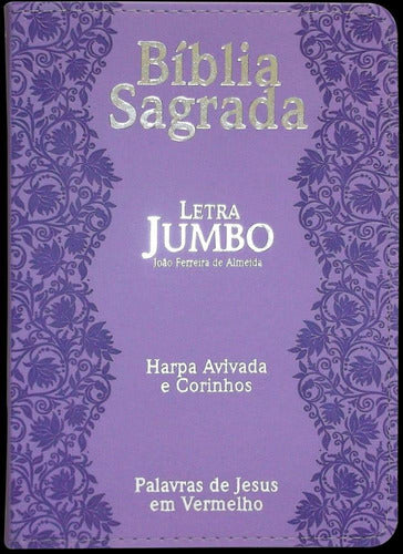Bíblia Sagrada Letra Jumbo + Harpa Avivada Corinhos - Grande