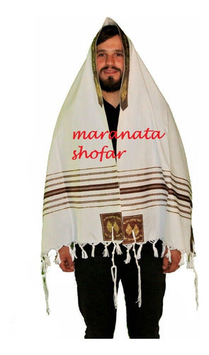 Talit Especial Profeta Eliseu - Importado De Israel