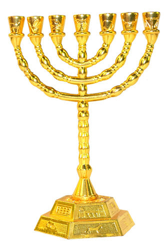 Candelabro Sete Pontas - Menora - De Israel
