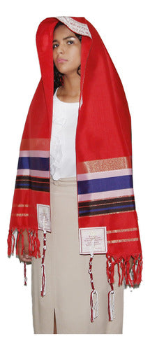 Lançamento Talit Totalmente Vermelho - De Israel