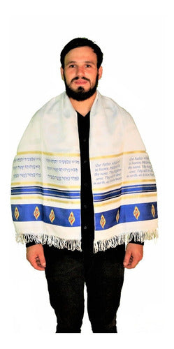 Talit Estola Sacerdotal Manto De Oração - De Israel