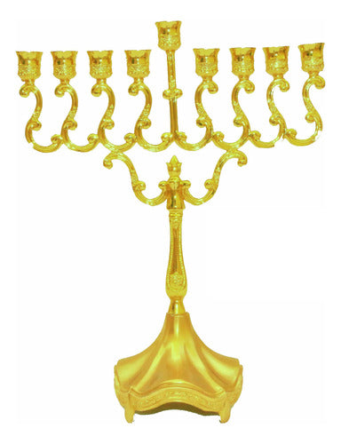 Candelabro 9 Velas - Menorá - Hanukkah Chanukiá De Israel