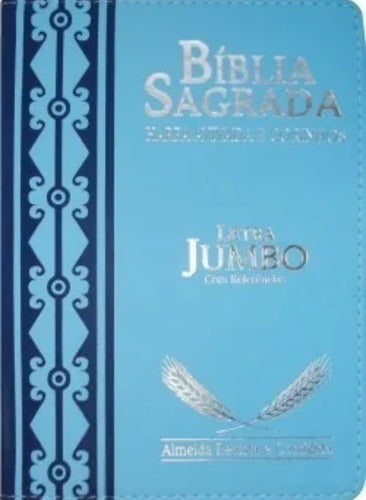 Bíblia Sagrada Letra Jumbo + Harpa Avivada Corinhos - Grande