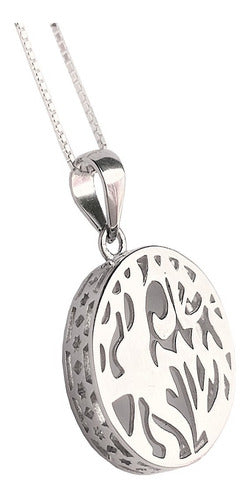 Corrente E Pingente Shema Israel Prata -  Direito De Israel