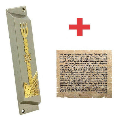 Mezuzá Judaico 10 Cm + Pergaminho - Importada De Israel 4