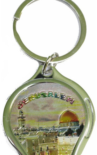 Chaveiro Cortador De Unha De Israel - Desenho Jerusalém