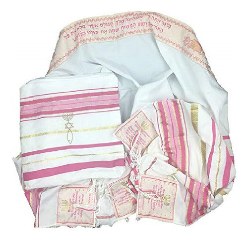 Talit Messiânico Original De Israel Com Pequenos Defeitos