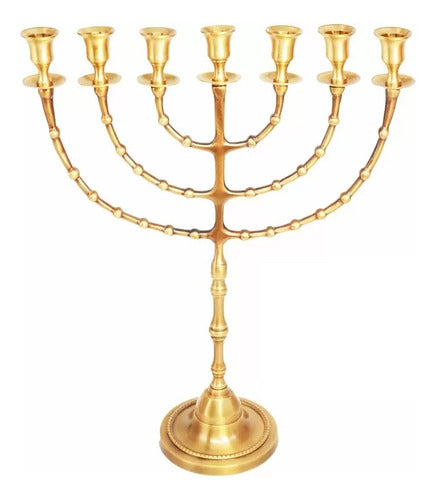 Candelabro Sete Pontas - Menorah  - Importada De Israel
