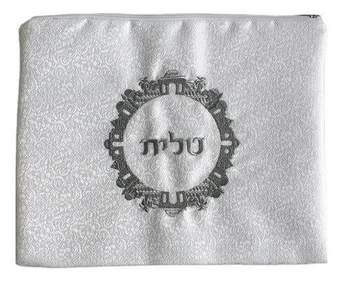 Saco/ Bolsa De Talit E Tefilin De Veludo  Bordada - Israel