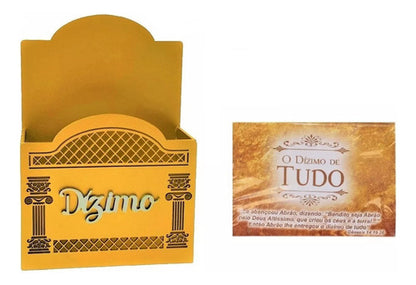 Porta Envelope Para Igreja Dízimos E Oferta + 100 Envelopes