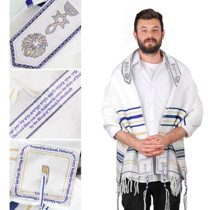 Talit Ortodoxo- Importado De Israel Com Pequenos Defeitos