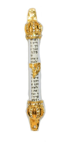 Mezuzá Judaico Luxo + Pergaminho -  Importada De Israel 2