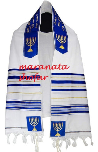 Talit Especial Profeta Isaías - Importado De Israel