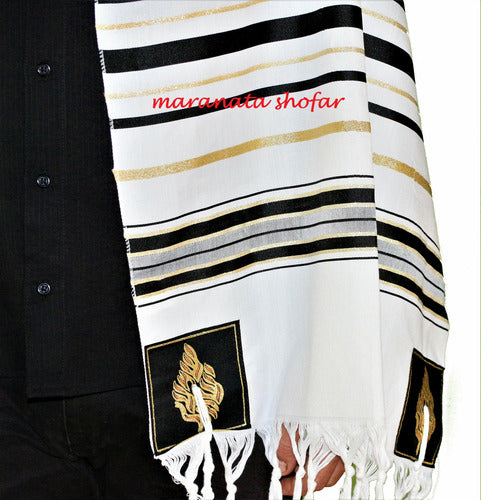 Talit Ortodoxo- Importado De Israel Com Pequenos Defeitos