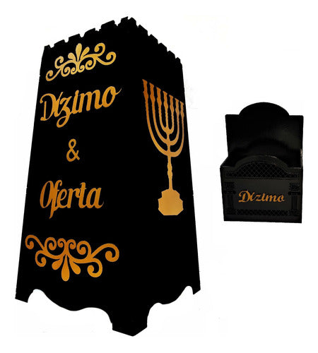 Gazofilácio Dízimos E Ofertas Igreja Em Mdf + Porta Envelope