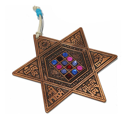Decoração Da Parede Da Bênção Da Casa Estrela De Davi