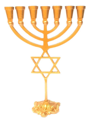 Candelabro Sete Pontas - Menorah  Grande