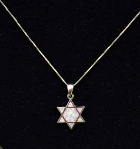 Pingente Estrela De Davi Prata -  Direito De Israel