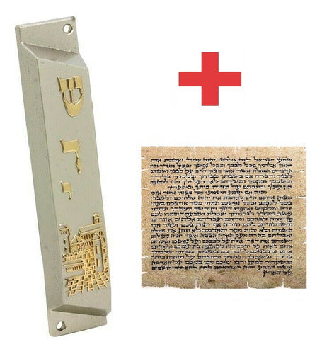 Mezuzá Judaico 10 Cm + Pergaminho - Importada De Israel 4