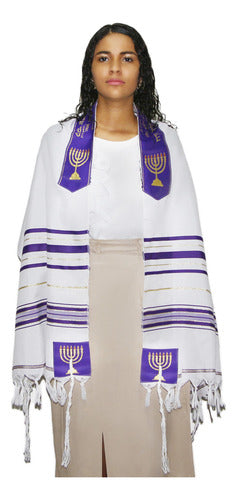 Talit Especial Profeta Isaías - Importado De Israel