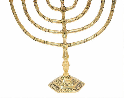Candelabro 9 Velas - Menorá - Hanukkah Chanukiá De Israel