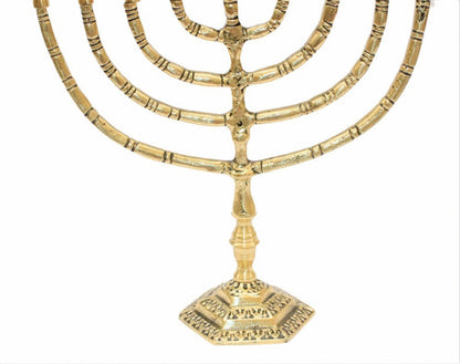 Candelabro 9 Velas - Menorá - Hanukkah Chanukiá De Israel