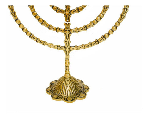 Candelabro Sete Pontas - Menorah  Grande