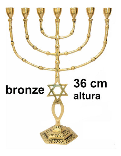 Candelabro Sete Pontas - Menorah