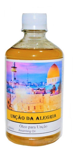 Óleo De Unção Da Alegria - 500ml - Isaías 61: 3