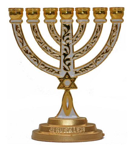 Candelabro / Menorá Simbolo Messiânico - 10cm - De Israel