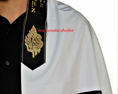 Talit Profeta Elias + Óleo De Elias - Importado De Israel