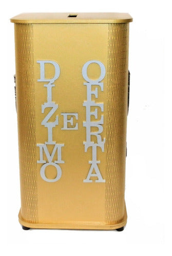 Gazofilácio Dízimos E Ofertas Igreja Pintado Em Mdf