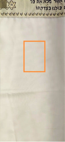 Talit Ortodoxo- Importado De Israel Com Pequenos Defeitos