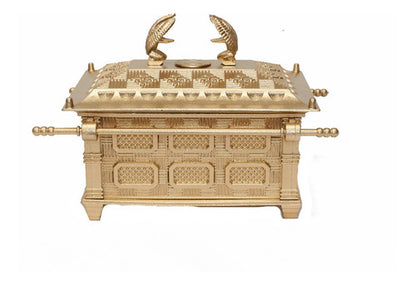 Arca Da Aliança Grande Dourada 18cm