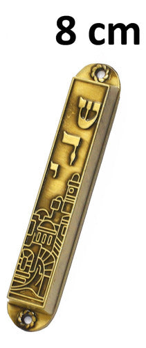 Mezuzá Judaico 8 Cm - Importada De Israel + Pergaminho