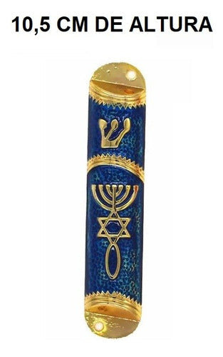 Mezuzá Judaico Luxo + Pergaminho - Importada De Israel