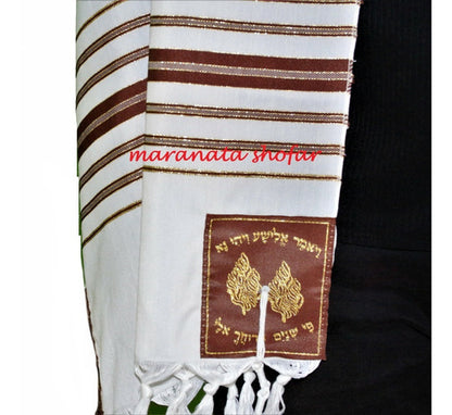 Talit Especial Profeta Eliseu - Importado De Israel