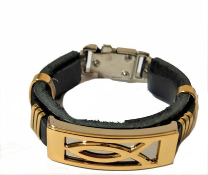 Pulseira Preta Com Simbolo Messiânico - De Israel