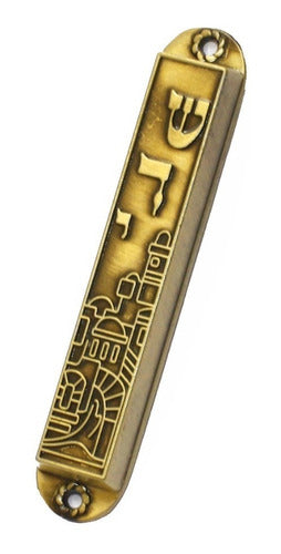 Mezuzá Judaico 8 Cm - Importada De Israel + Pergaminho