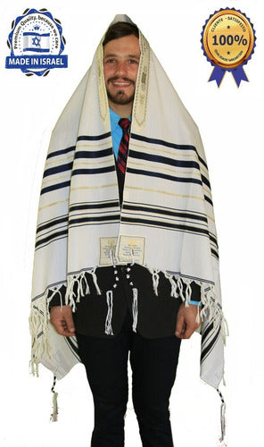 Talit Messiânico Grande De Israel Com Pequenos Defeitos