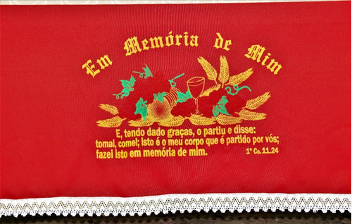 Toalha Forro De Decoração Para Santa Ceia  2 Metros