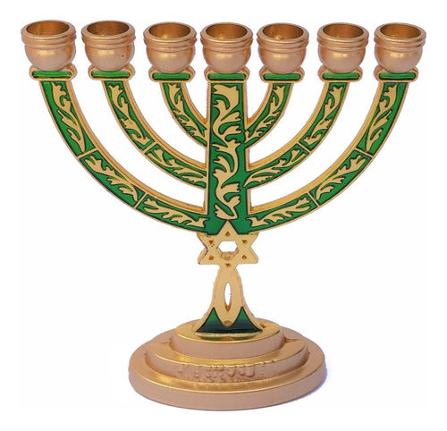 Candelabro / Menorá Simbolo Messiânico - 10cm - De Israel