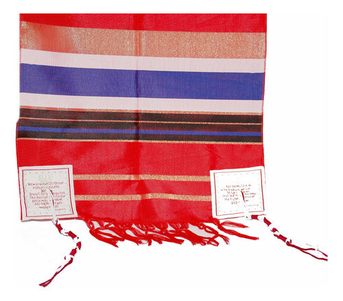 Lançamento Talit Totalmente Vermelho - De Israel