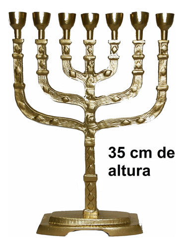 Candelabro Sete Pontas - Menora Grande