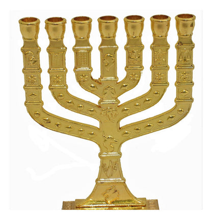 Candelabro Sete Pontas - Menora 12cm - 12 Tribos - Israel 3