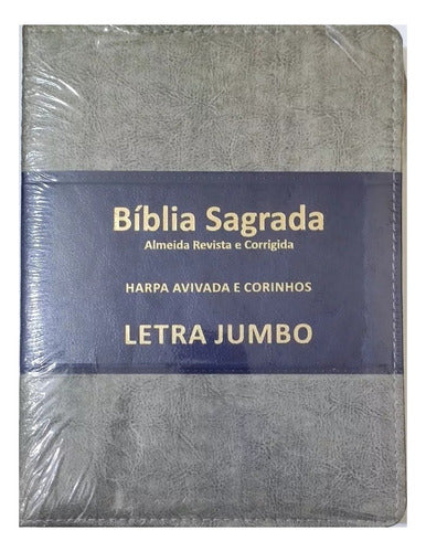 Bíblia Sagrada Letra Jumbo + Harpa Avivada Corinhos - Grande